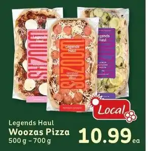 IGA Legends Haul Woozas Pizza offer
