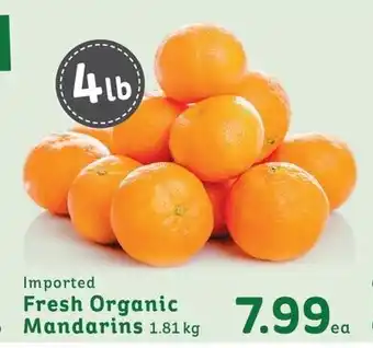 IGA Imported Fresh Organic Mandarins 1.81 kg offer