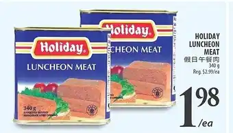 Al Premium Food Mart HOLIDAY LUNCHEON MEAT offer