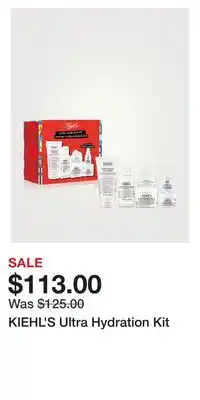 Holt Renfrew Kiehl's ultra hydration kit offer