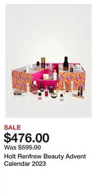 Holt Renfrew Holt renfrew beauty advent calendar 2023 offer