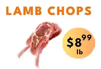 Food World Supermarket Lamb chops offer