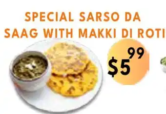 Food World Supermarket Special sarso da saag with makki di roti offer