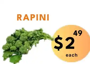 Food World Supermarket Rapini offer