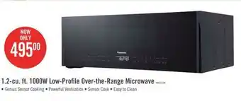 The Brick Panasonic 1.2 cu. ft. low-profile over-the-range microwave - nnsg65nb offer
