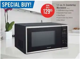 The Brick Panasonic 1.1 cu. ft. countertop microwave - nnsb55ls offer