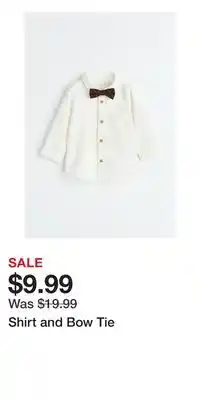 H&M Shirt and bow tie offer