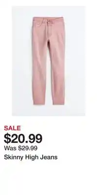 H&M Skinny high jeans offer