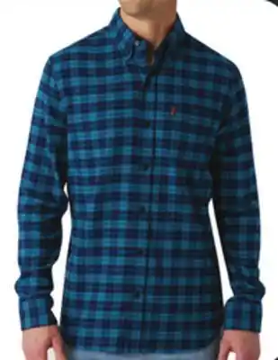 Hudson's Bay Chaps men's flannel shirts offer