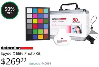 Vistek Datacolor spyderx elite photo kit offer