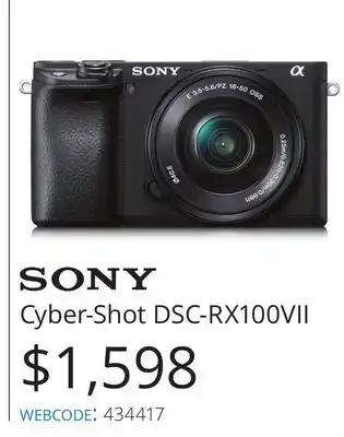 Vistek Sony cyber-shot offer