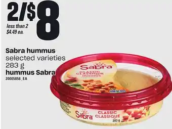 Independent City Market Hummus sabra, 283 g offer