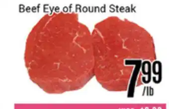 Nations Fresh Foods Beef eye of round steak offer