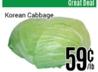 Nations Fresh Foods Korean cabbage offer