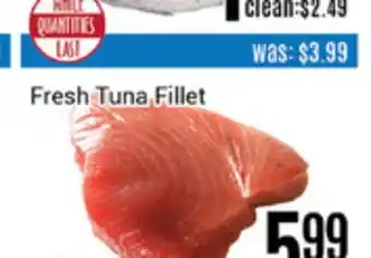 Nations Fresh Foods Fresh tuna fillet offer