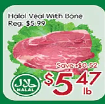 Sunny Food Mart Halal veal with bone offer