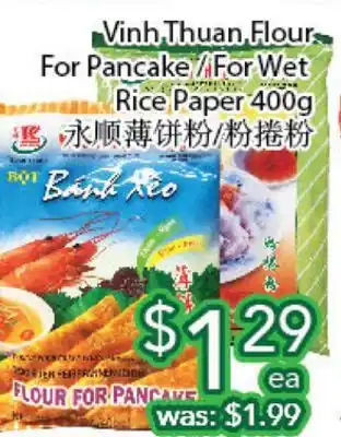 Ample Food Market Vinh thuan flour for pancake/for wet rice paper offer