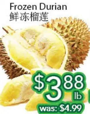 Ample Food Market Frozen durian offer