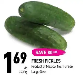Coppa's Fresh Market Fresh pickles offer