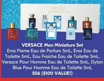 Shoppers Drug Mart Versace men miniature set offer