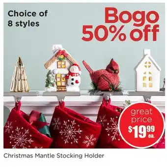 Kitchen Stuff Plus Christmas mantle stocking holder offer