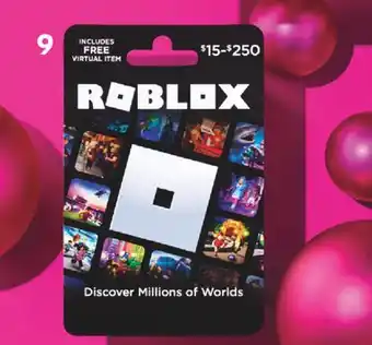 Shoppers Drug Mart Roblox gift card load between offer