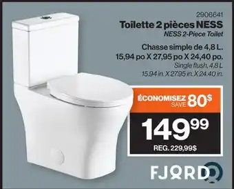 Patrick Morin Fjord ness 2-piece toilet offer