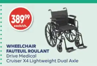 Wellwise by Shoppers Fauteuil roulant drive medical offer