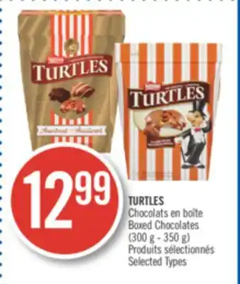 Pharmaprix Nestle turtles boxed chocolates offer