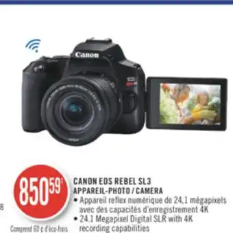 Pharmaprix Canon eos rebel sl3 appareil-photo / camera offer