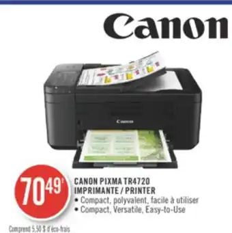 Pharmaprix Canon pixma tr4720 imprimante / printer offer