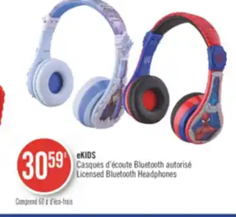 Pharmaprix Ekids licensed bluetooth headphones offer