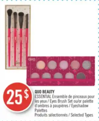 Pharmaprix Quo beauty offer