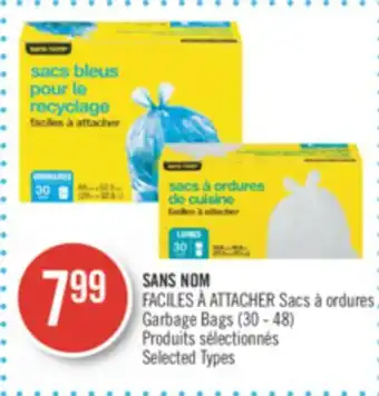 Pharmaprix No name garbage bags offer