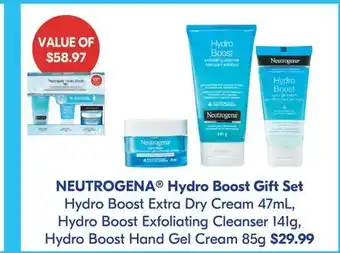 Pharmaprix Neutrogena hydro boost gift set offer