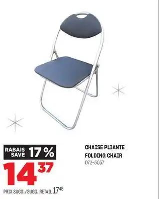 BMR Chaise pliante offer