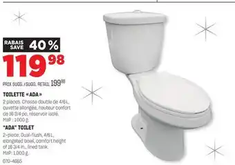 BMR Toilette ada offer