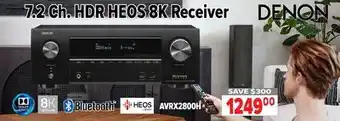 2001 Audio Video Denon 7.2 ch. hdr heos 8k receiver offer