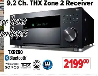 2001 Audio Video 9.2 ch. thx zone 2 receiver offer