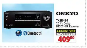 2001 Audio Video Onkyo 7.2 ch dolby dts:x hdr receiver offer