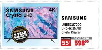 2001 Audio Video Samsung uhd 4k smart crystal display offer