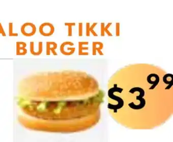 Food World Supermarket Aloo tikki burger offer
