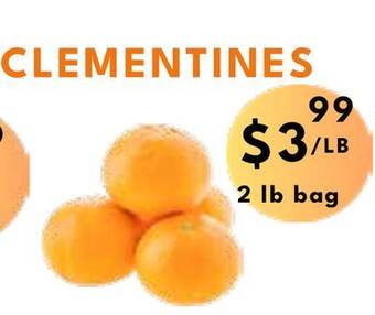 Food World Supermarket Clementines offer