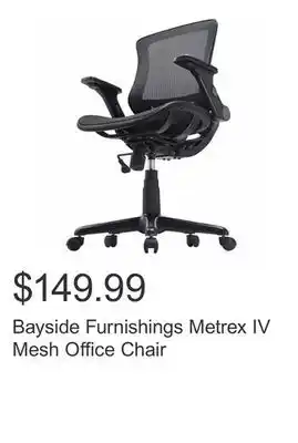 Costco Bayside furnishings metrex iv mesh office chair offer