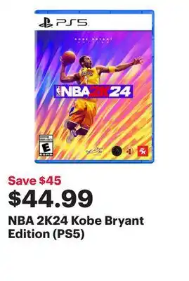 Best Buy Nba 2k24 kobe bryant edition (ps5) offer