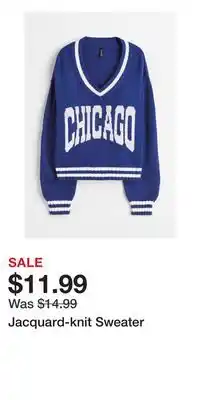 H&M Jacquard-knit sweater offer