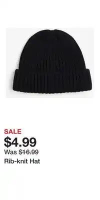 H&M Rib-knit hat offer