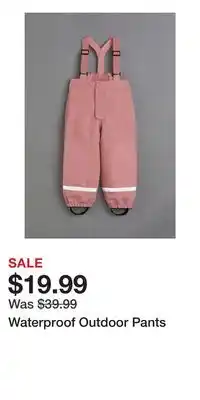 H&M Waterproof outdoor pants offer