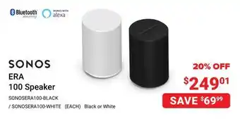Visions Electronics Sonos era 100 speaker offer