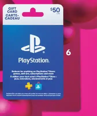 Shoppers Drug Mart Playstation gift card offer